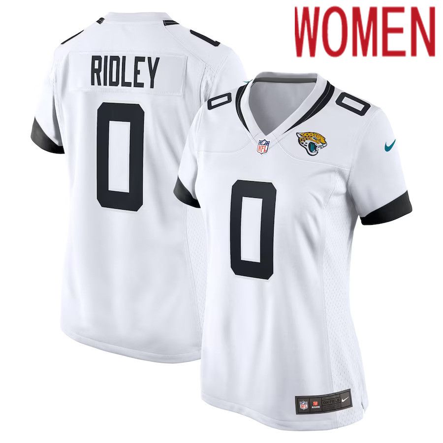 Women Jacksonville Jaguars #0 Calvin Ridley Nike White Game NFL Jersey->detroit lions->NFL Jersey